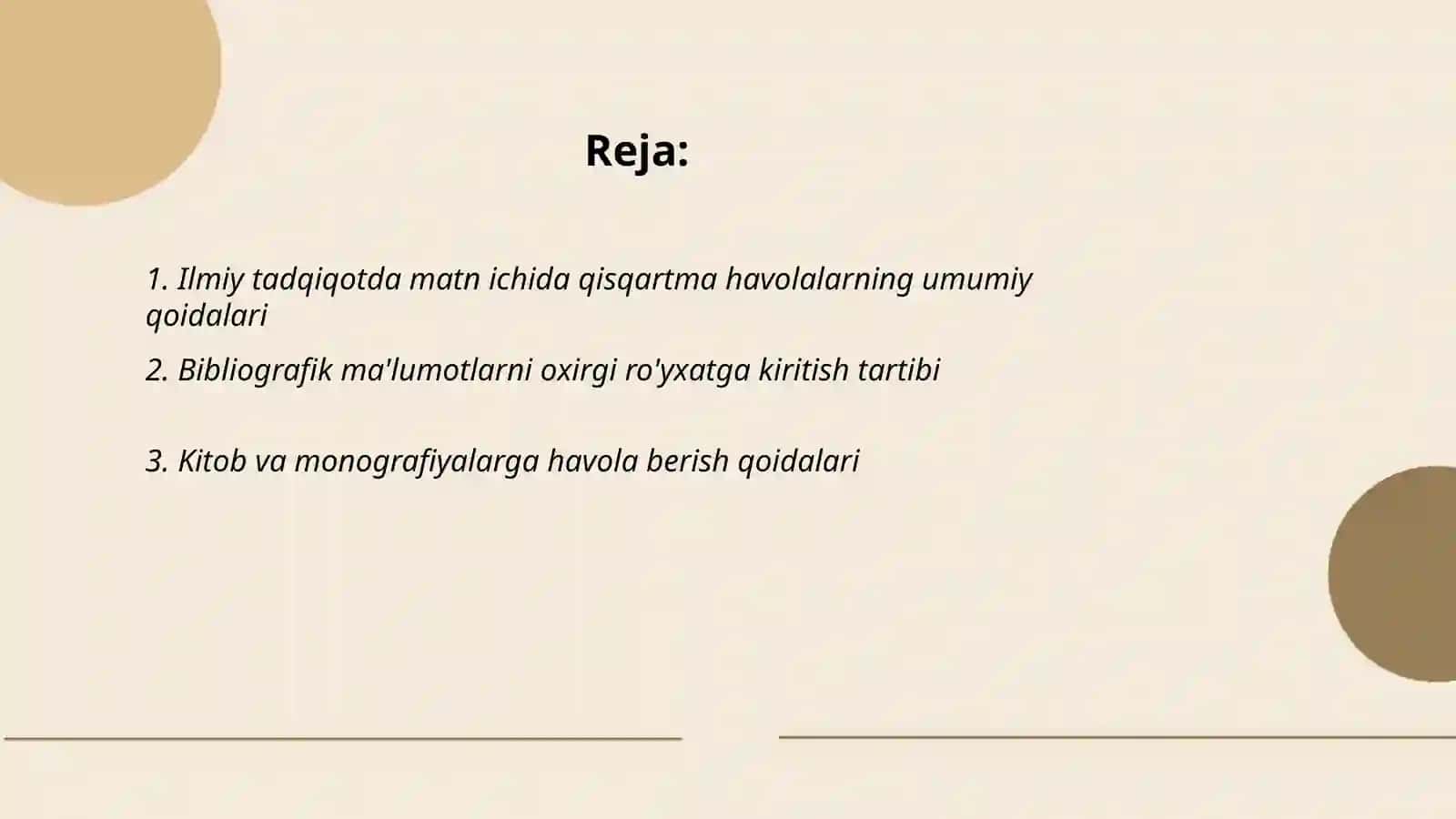 Ilmiy tadqiqotda qisqartma havola va bibliografik ma'lunotlarni berish tartibi 2