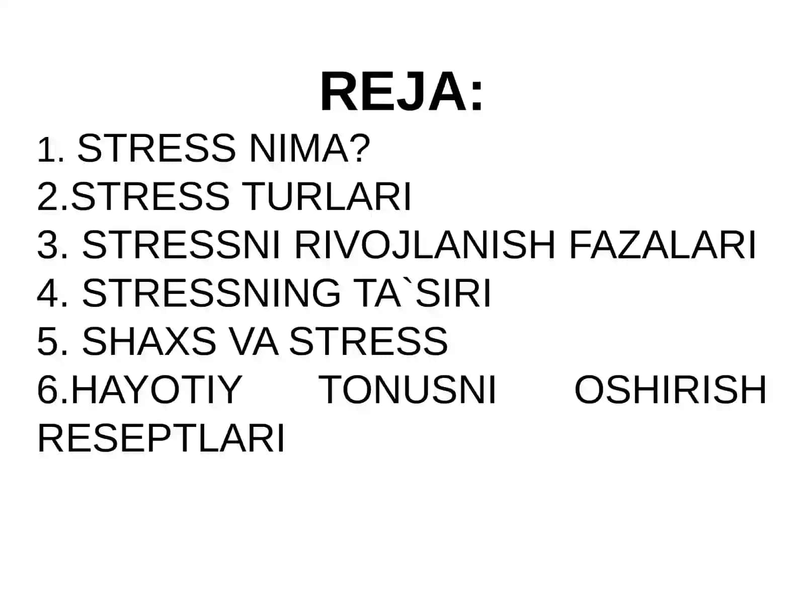 Stress psixologiyasi 2