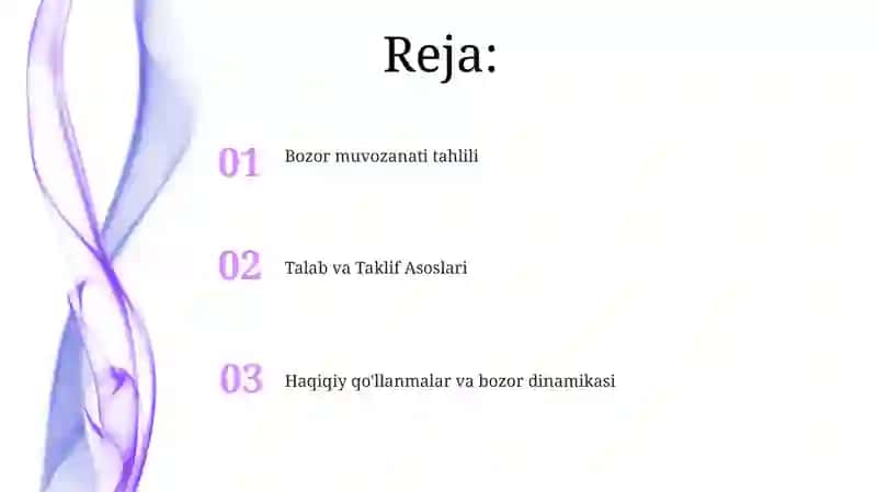 Talab va taklif nazariyasi 2