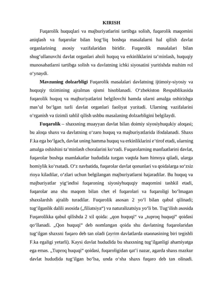 Fuqarolik Masalalari Bilan Shug‘ullanuvchi Davlat Organlari Turlari 2