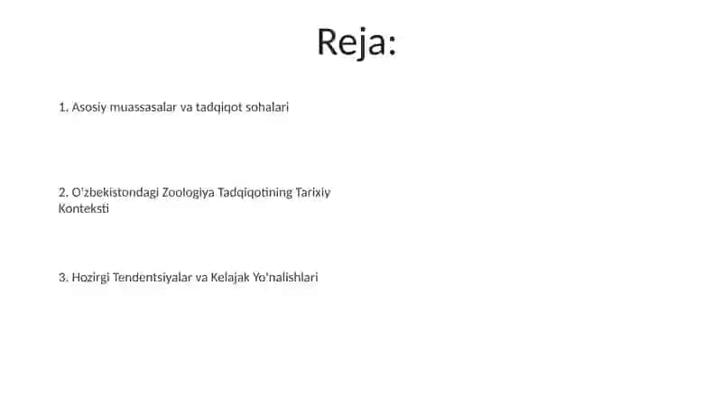 O'zbekistonda zoologik tadqiqotlarning rivojlanishi 2