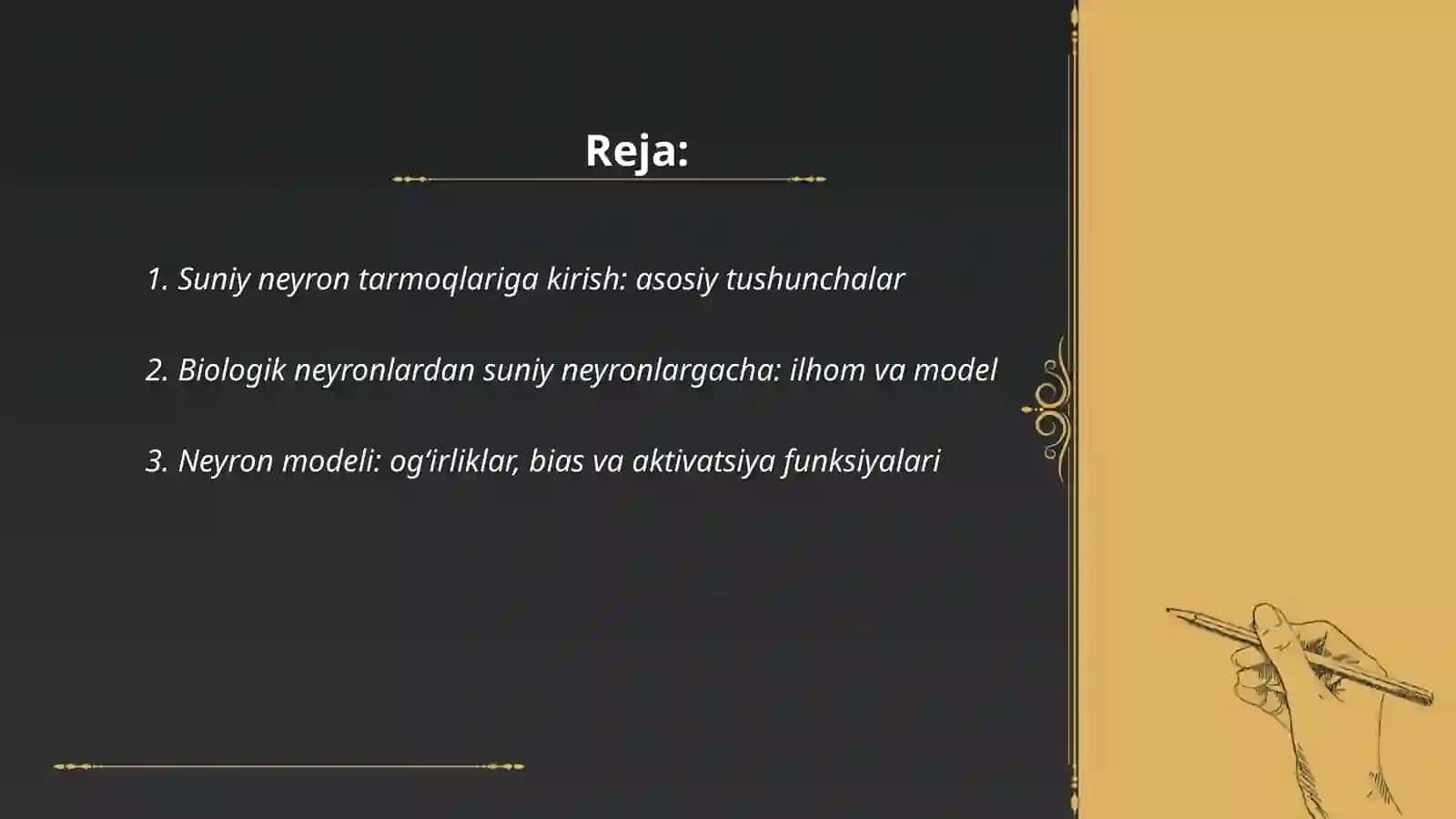 Suniy neyron tarmoqlari va ularning ishlash mexanizmlari 2