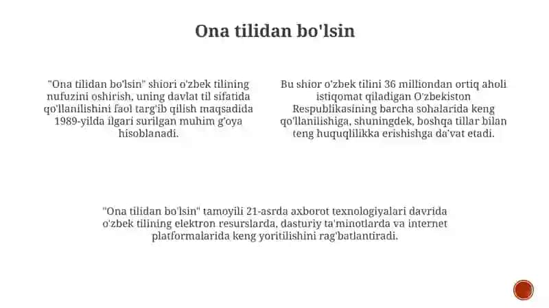 Ona tilidan bo'lsin 2
