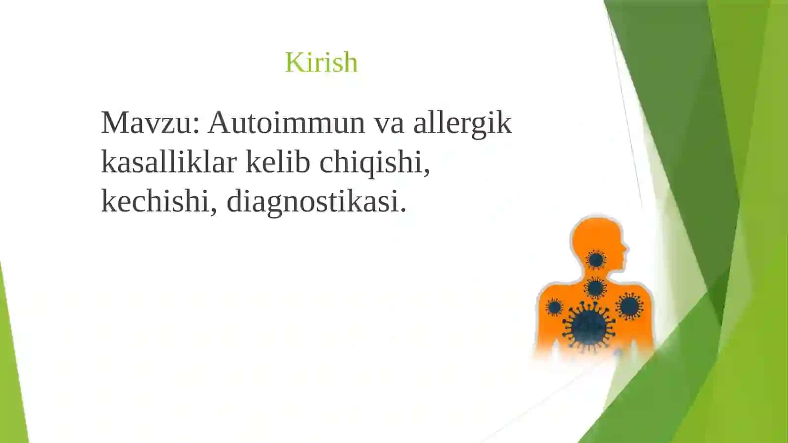 Autoimmun va allergik kasalliklar 2