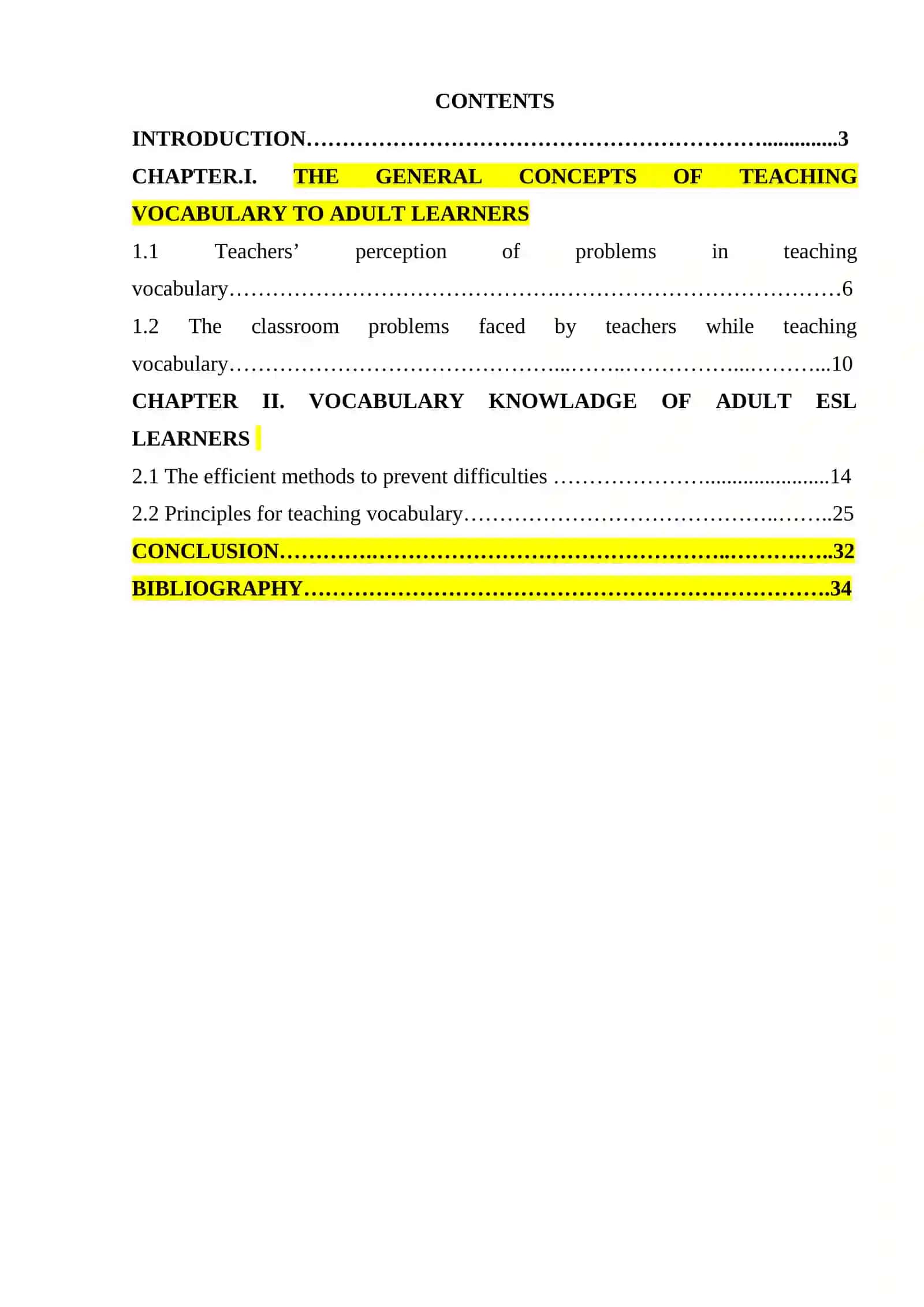 Mavzu. Vocabulary Teaching to Adult Learners 2