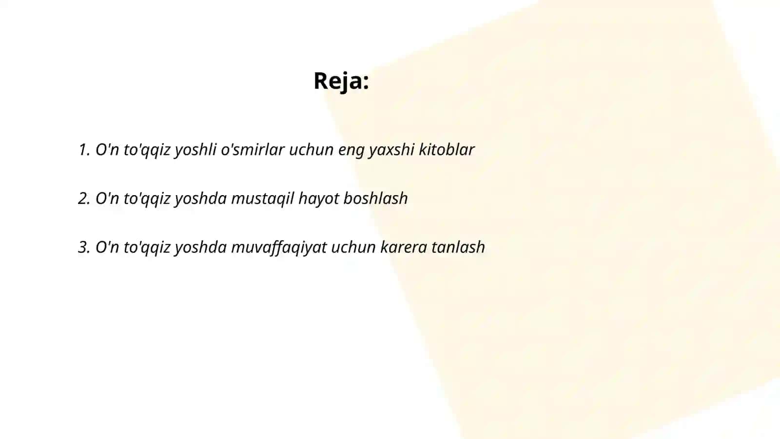O'n to'qqiz yoshli o'smirlar uchun eng yaxshi kitoblar 2