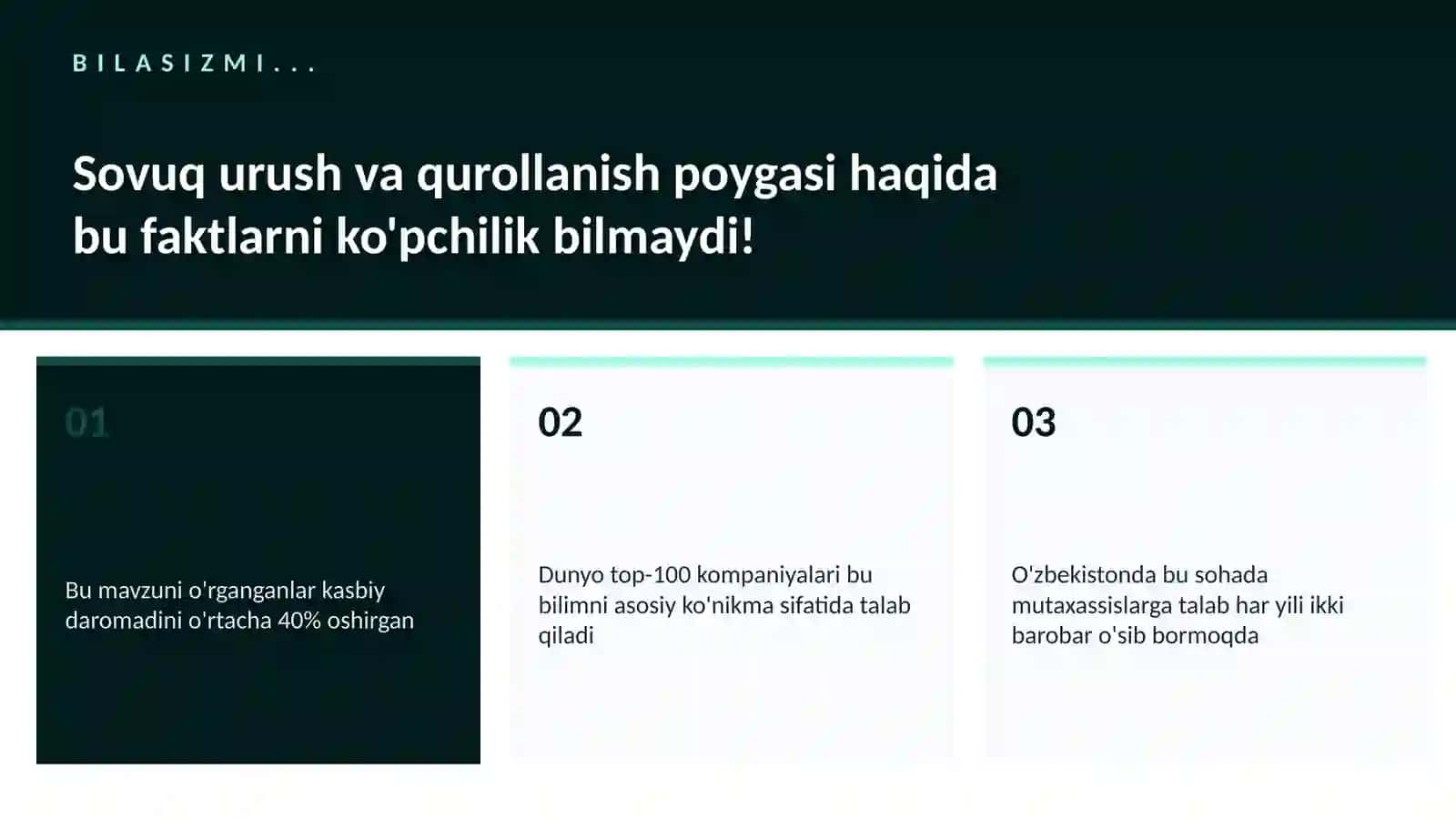Sovuq urush va qurollanish poygasi 2