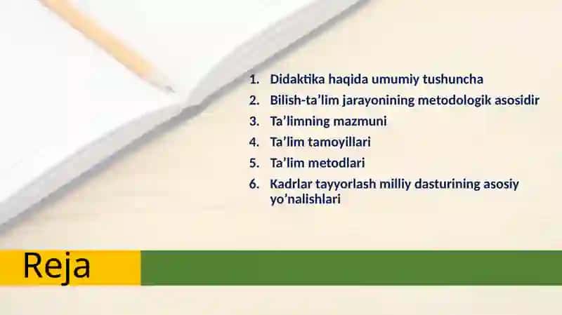 Didaktika haqida umumiy tushuncha 2