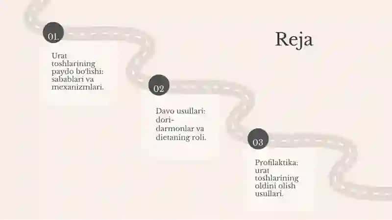 Buyraklarda urat toshlarining hosil boʻlishi va davolash yoʻllari 2