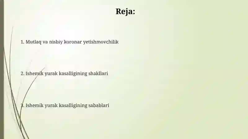 Mutlaq koronar yetishmovchilik 2