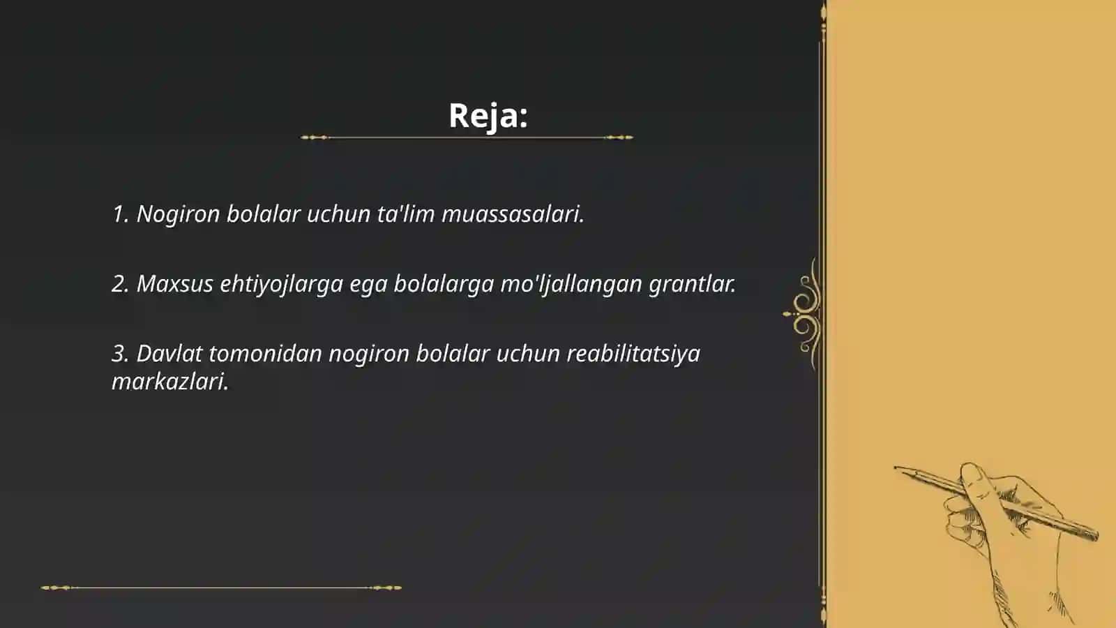 Nogiron bolalar parvarishi 2