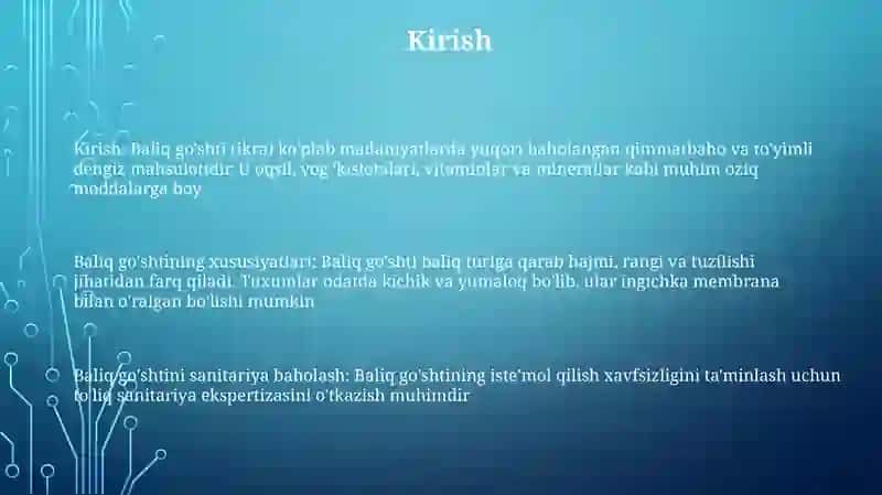 Baliq Ikrasi Tarkibining Xususiyatlari Va Sanitariya Jihatdan Baholash 2