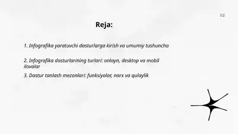 Infografika yaratuvchi dasturlar bilan tanishish 2
