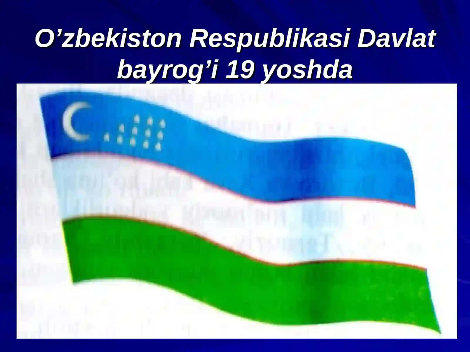 Hilpiraydi yurtim bayrog`I mavzusida 2
