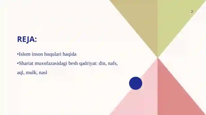 ISLOM QADRIYATLARINING HOZIRGI DAVRDAGI AHAMIYATI 2