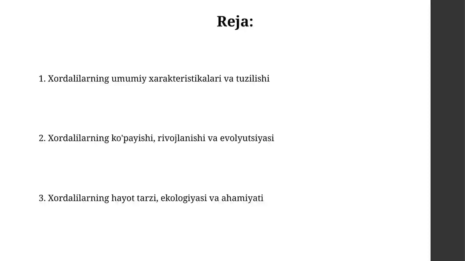 Xivchinlilar sinfning xarakterli xususiyatlari 2