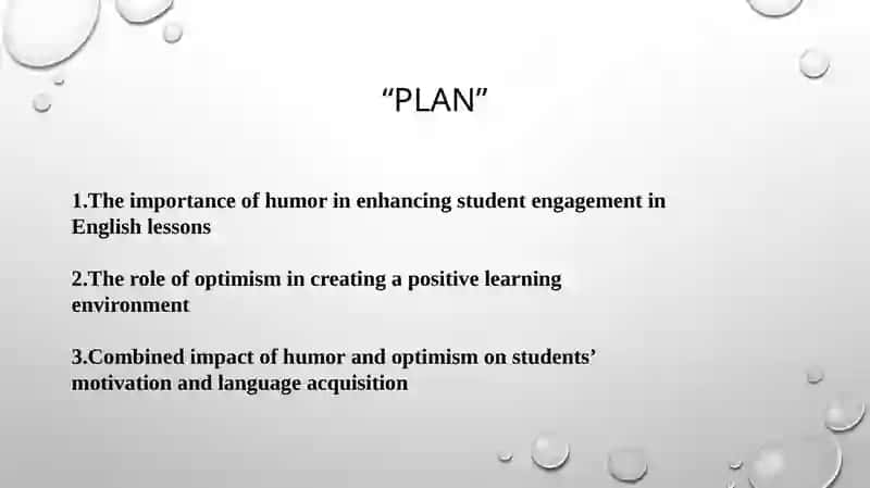 The Role of Humor and Optimism in English Classroom 2
