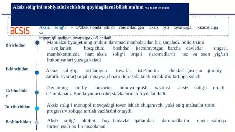 Aksiz solig‘i 2