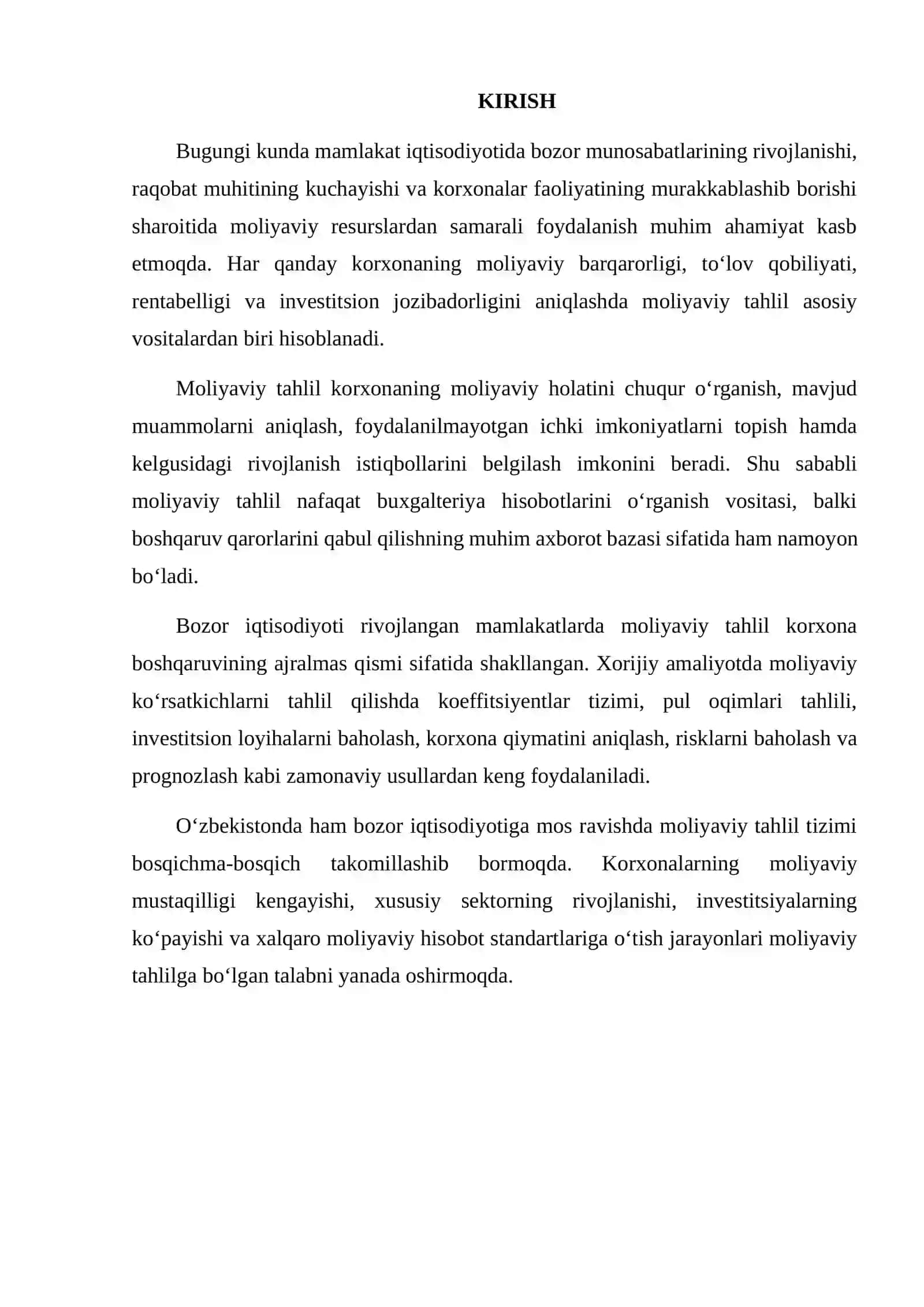 MAHALLIY VA XORIJIY TAJRIBADA MOLIYAVIY TAHLILNING O‘RNI 2