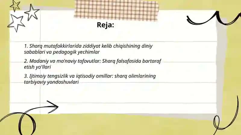 Sharq mutafakkirlarning konfliktlar yuzaga kelishi sabablari va ularni bartaraf etishdagi pedagogik ğoyalari 2
