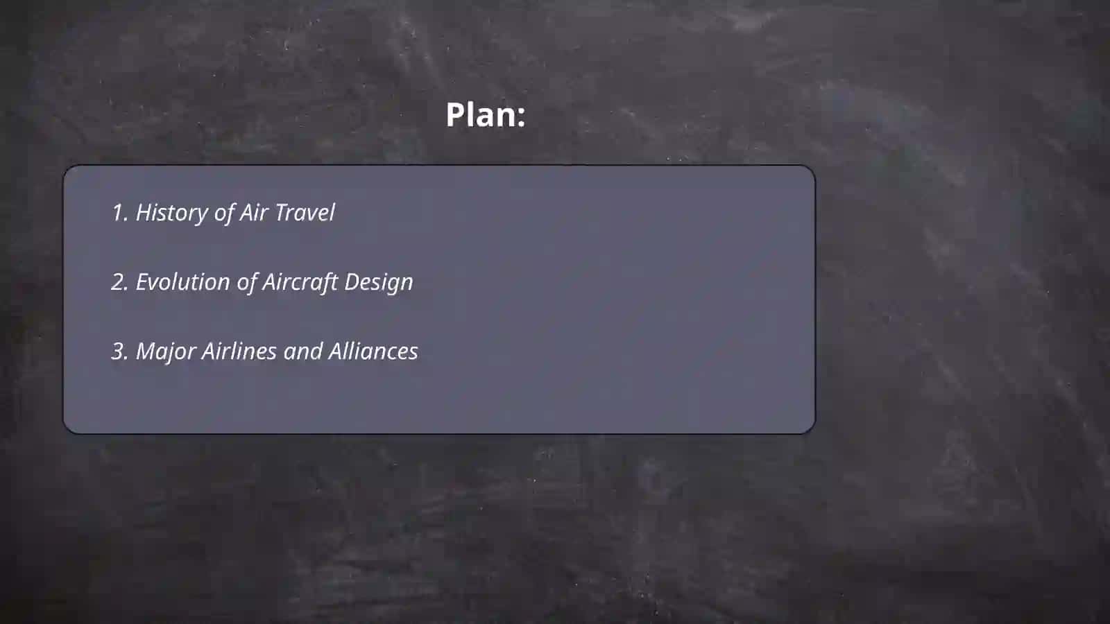 Air travel history 2