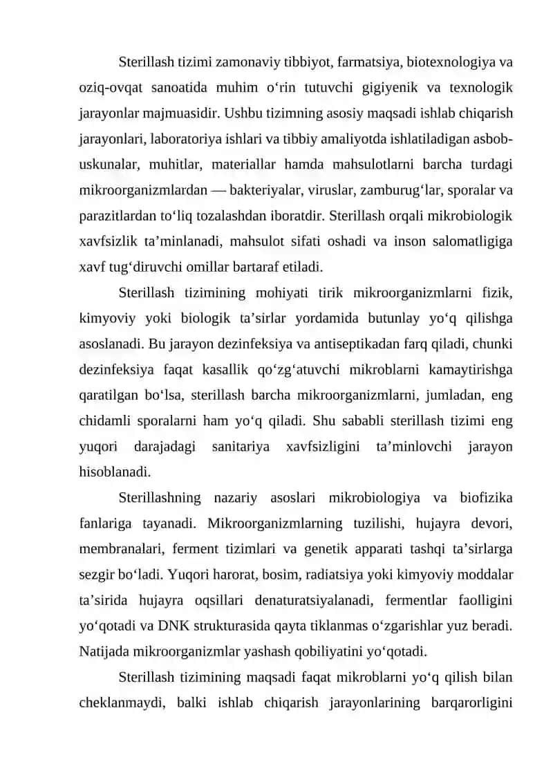 Sterillash tizimi 2
