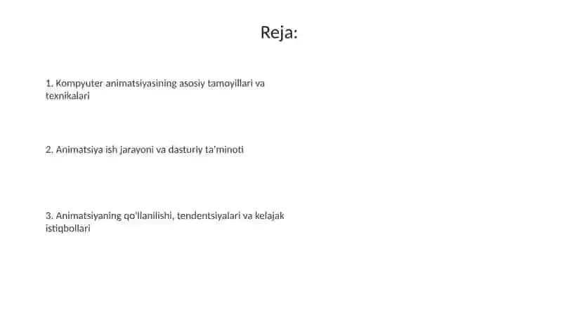 Kompyuter animatsiyasi usullari 2