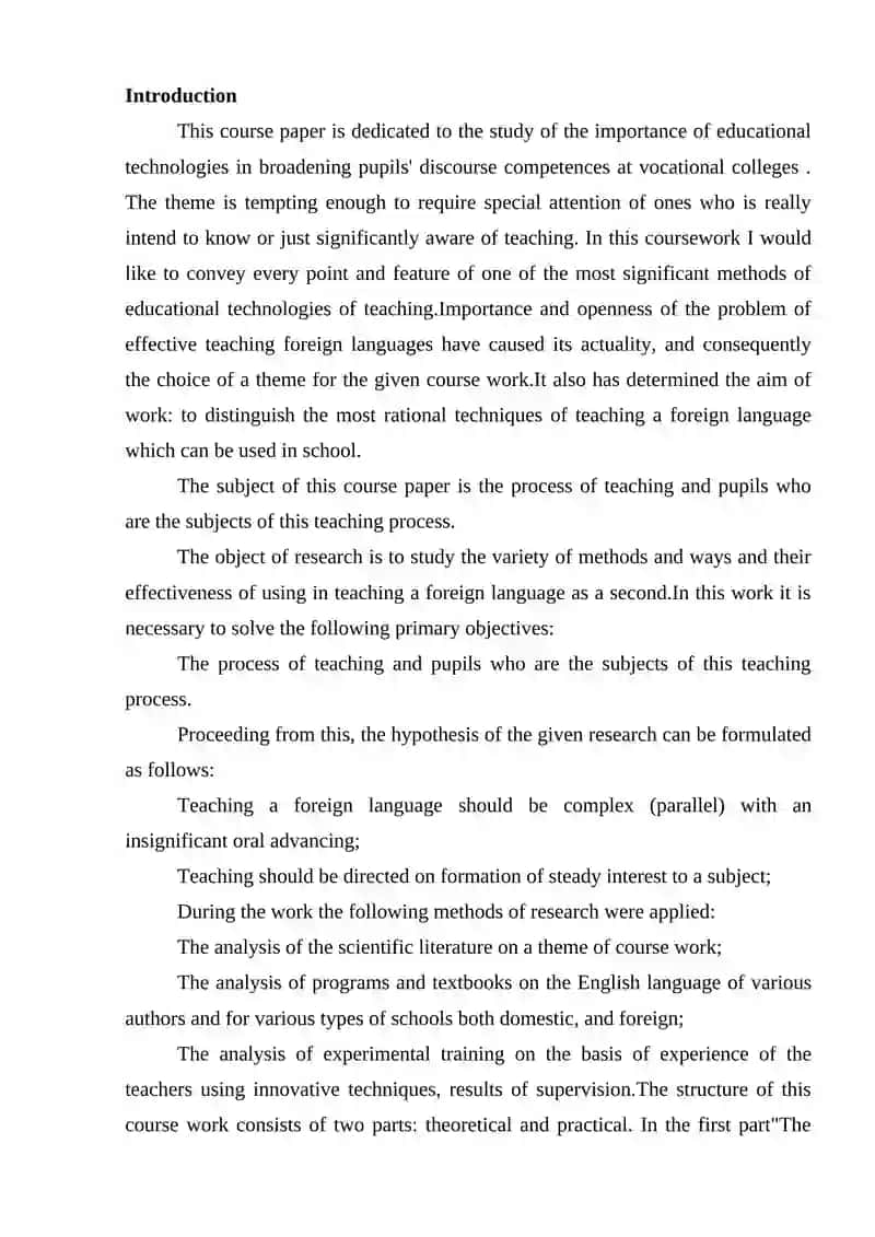 The Importance of Educational Technologies in Broadening Pupils Discourse Competences at Vocational Colleges 2