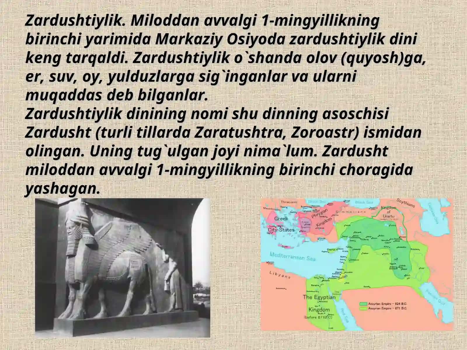 Zardushtiylik etiqodi va Oʻrta osiyo 2