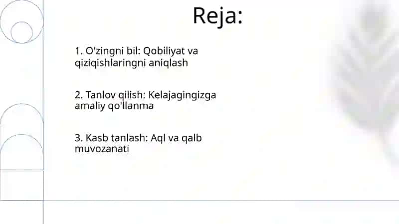 Kasb tanlash 2