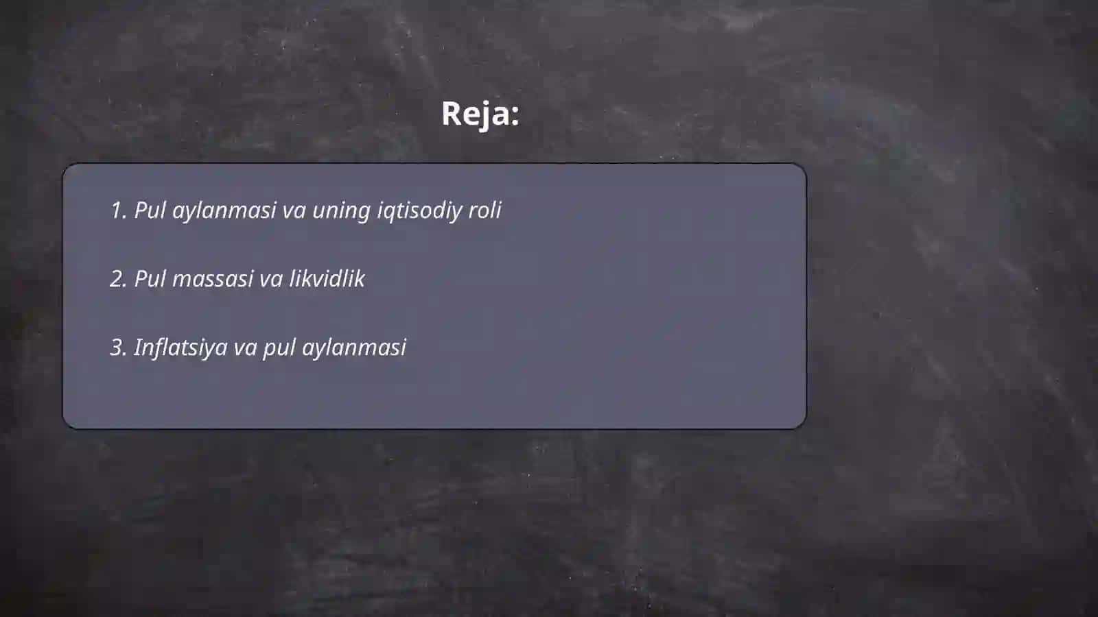 Pul aylanmasi va unga ta'sir qiluvchi omillar 2