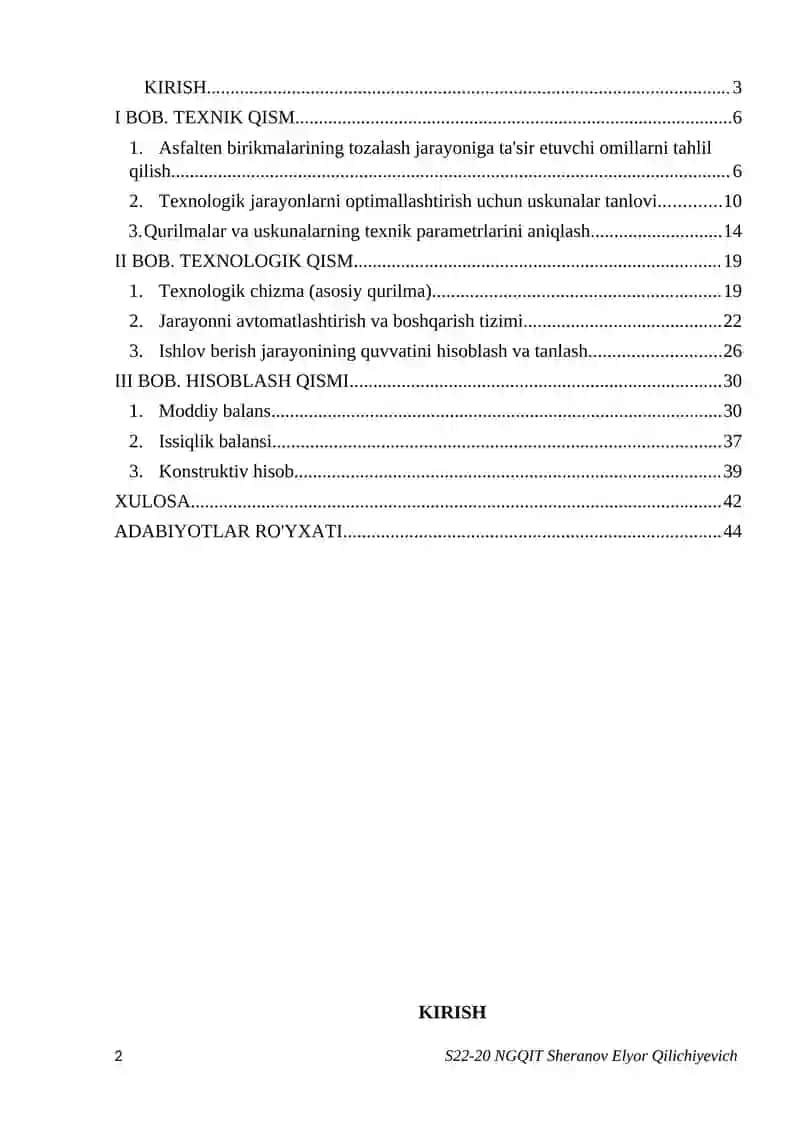 NEFT VA GAZNI QAYTA ISHLASH JIHOZLARI VA USKUALARI 2
