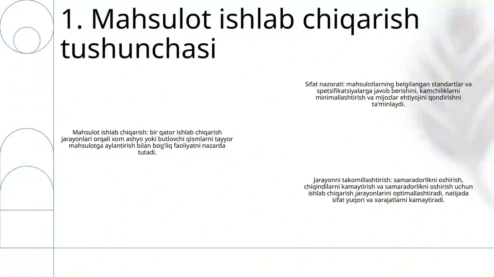 Mahsulotni Ishlab Chiqarish Va Sifatini Oshirish 2