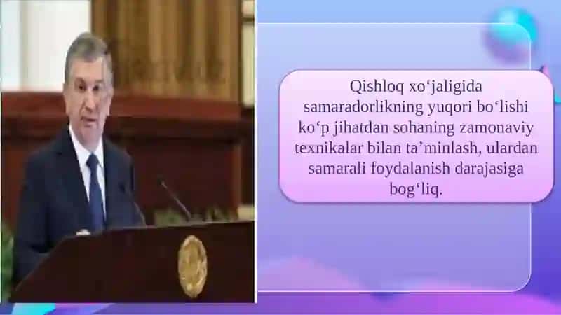 «Zamonaviyqishloqxo‘jalikmashinalari»fanidanamaliymashg‘uloti 2