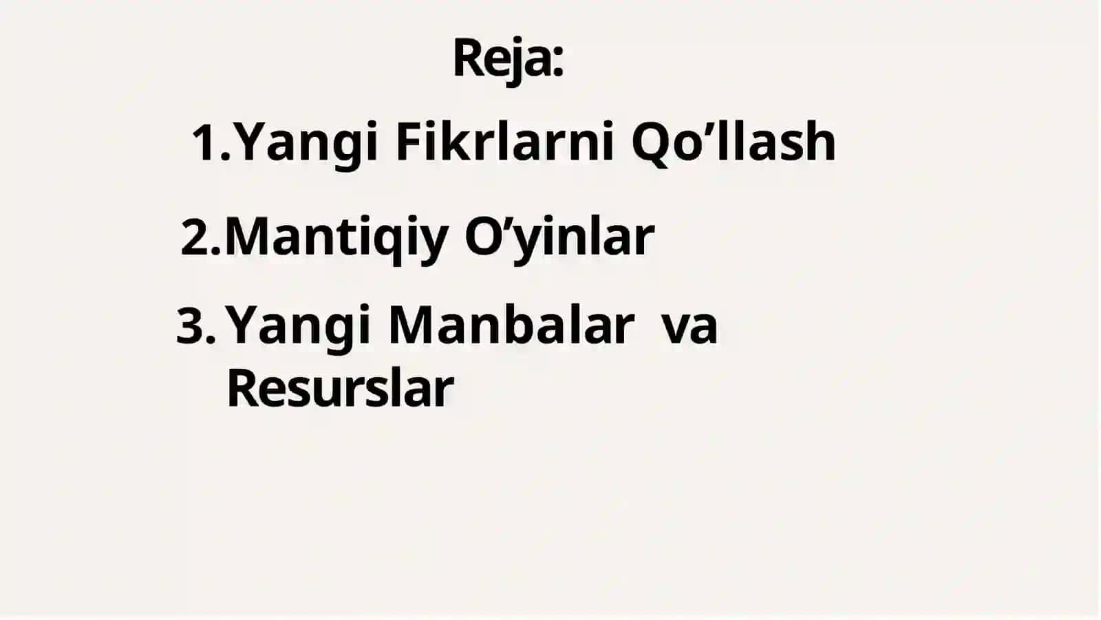 O‘quvchilarning  ﬁkirlashini Xiteri  boshqotirmasi  yordamida oshirish 2