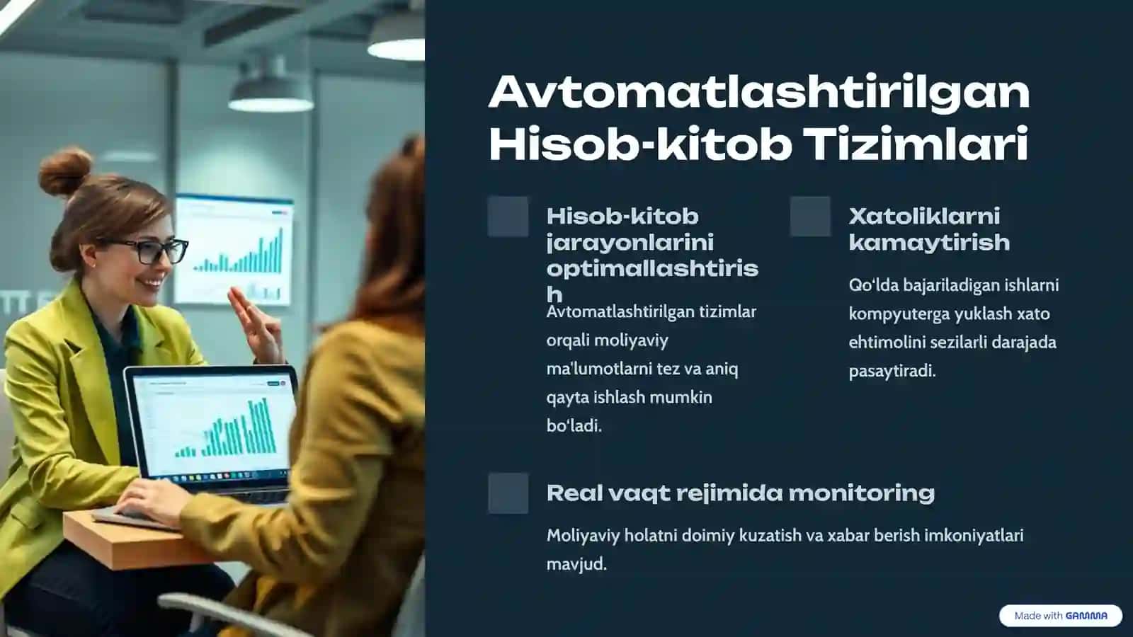 Yirik Korxonalar Buxgalteriya Hisobini Kompyuterda Qayta Ishlash Texnologiyalari 2
