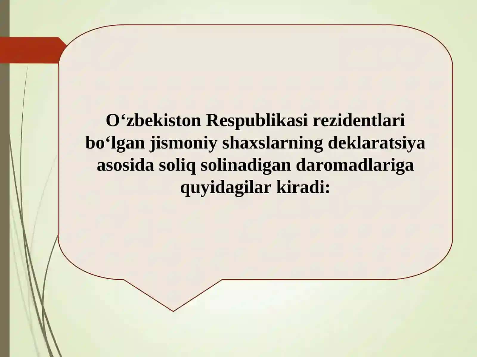 Jismoniy shaxslarning daromadini soliqqa tortish 2