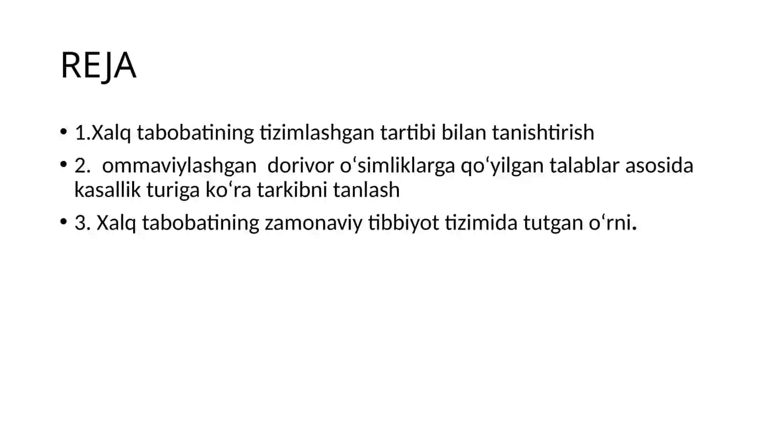 Xalq tabobatining zamonaviy tibbiyot tizimida tutgan maqomi, uyg‘unligi va ziddiyatlari 2