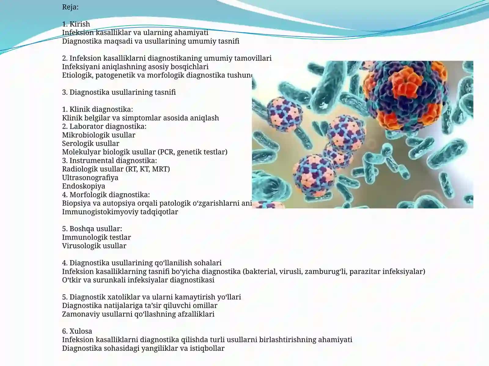 Infeksion kasalliklarni diagnostika usullari 2