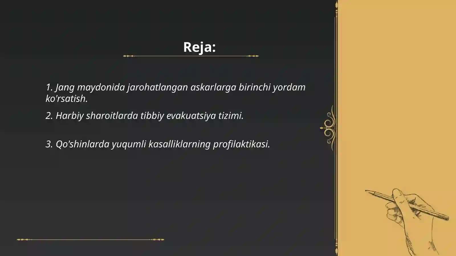 Qo'shinlarda Tibbiy Xizmat Ko'rsatish va Yuqumli Kasalliklar 2