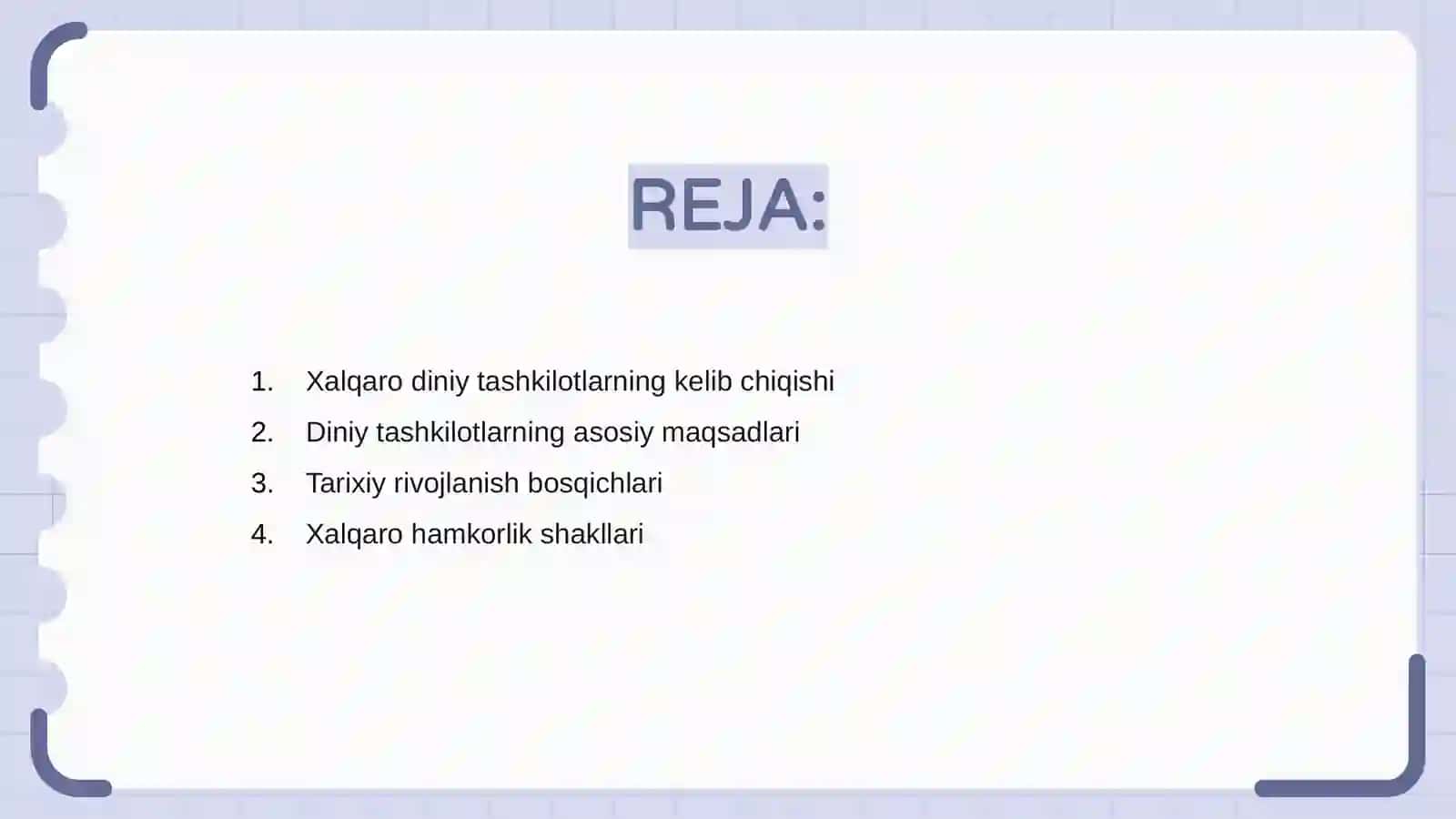 Xalqaro diniy tashkilotlar faoliyatining tarixi va ularning barqaror rivojlanish maqsadlariga erishish 2