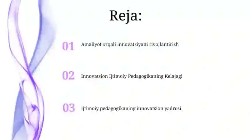 Ijtimoiy pedagogika fanida innovatsiyaning mazmun mohiyati 2