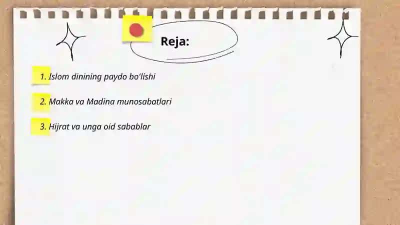 Ilk Islom davlatchilik munosabatlarining tashkil topishi 2