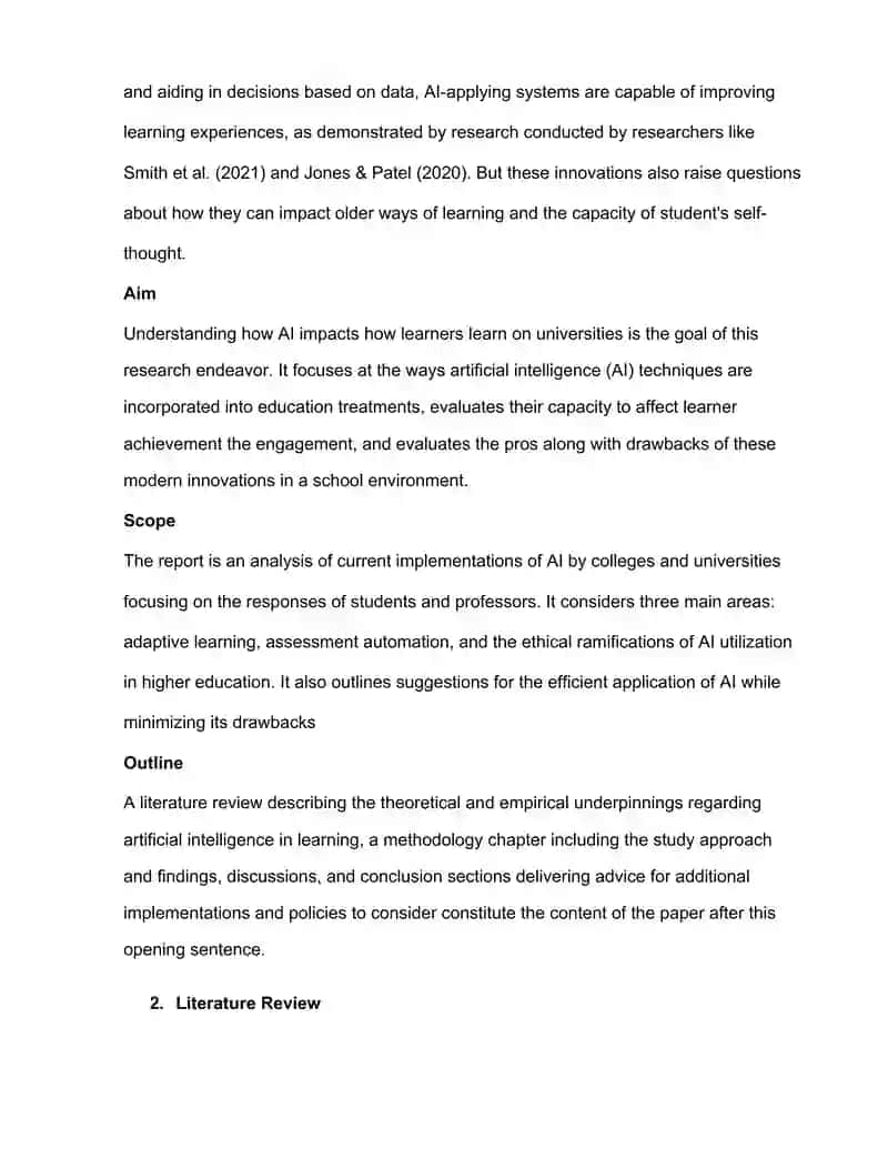 Impacts of Artificial intelligence on Students learning 2