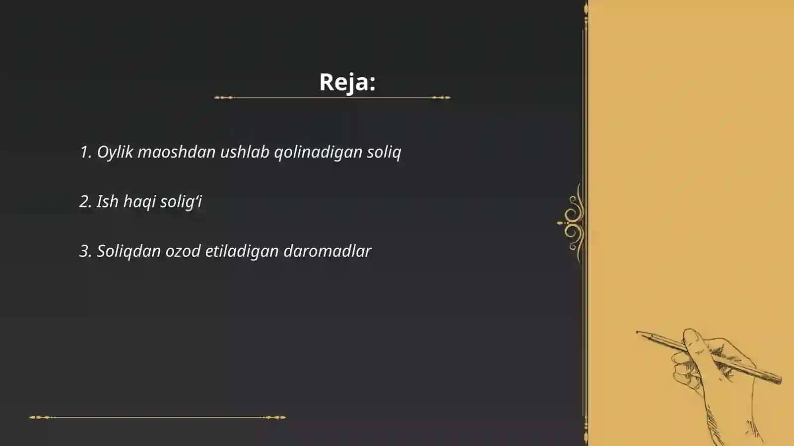 Aylanmadan olinadigan soliq 2