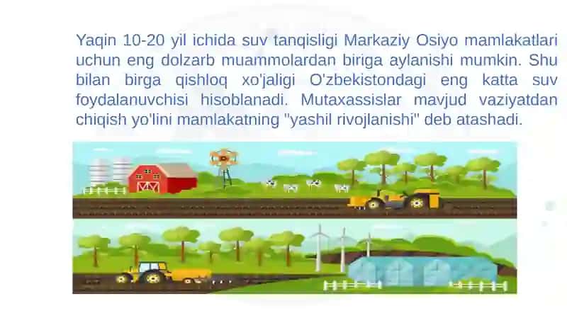 QISHLOQ XO‘JALIGINI “YASHIL IQTISODIYOT” ASOSIDA BARQAROR RIVOJLANTIRISH 2