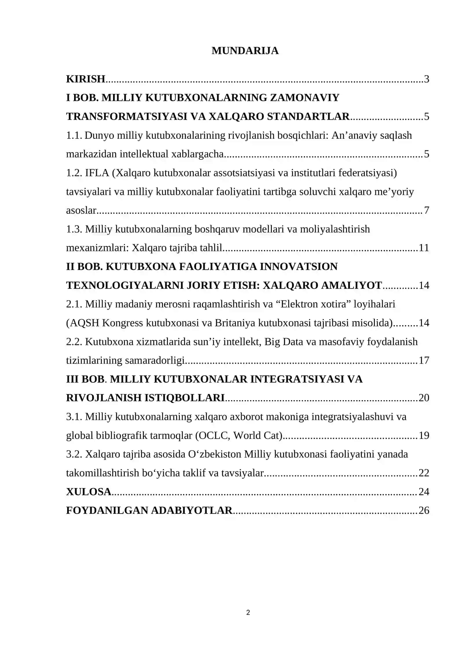 Milliy kutubxonalar rivojida xalqaro tajriba 2