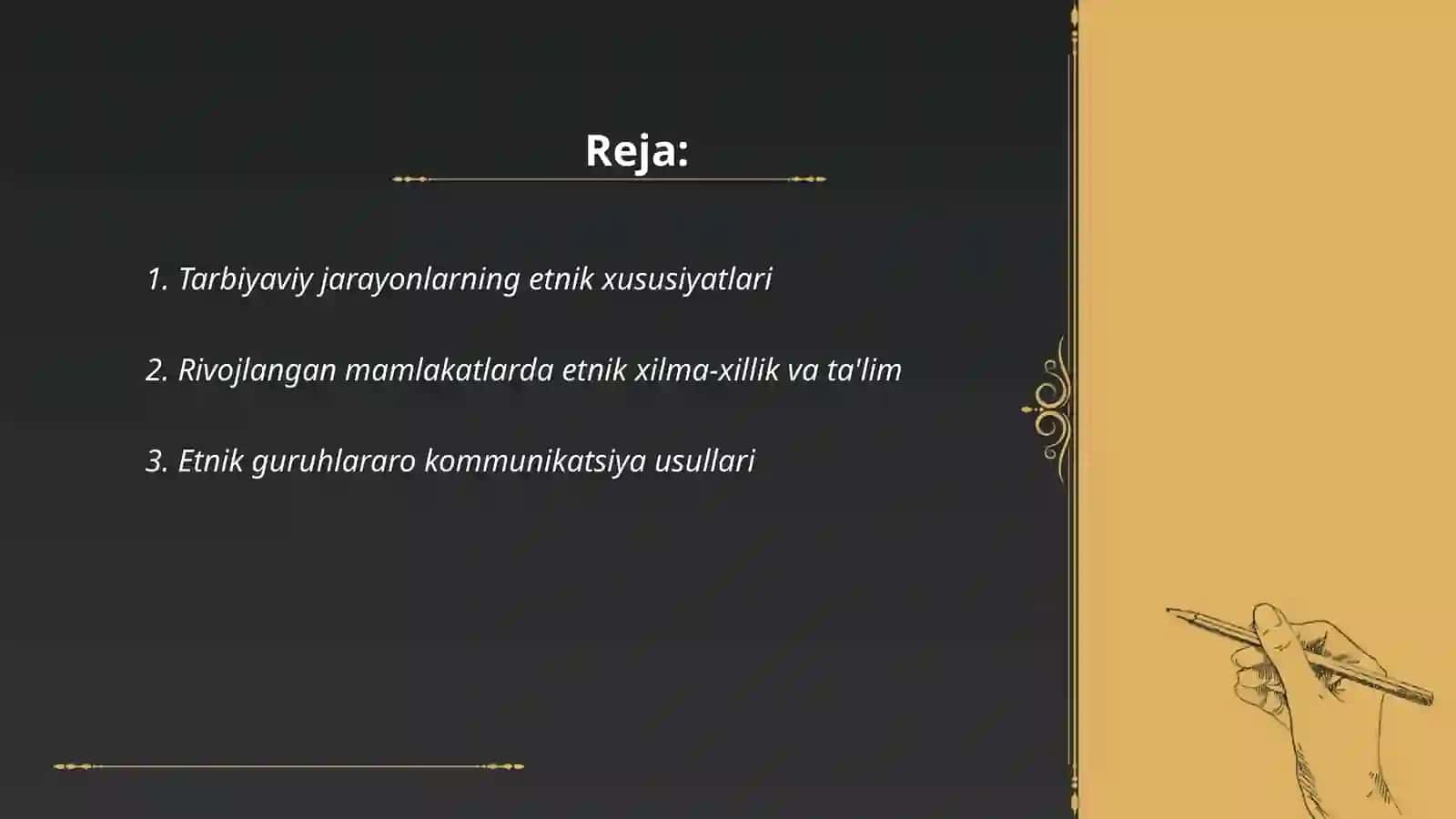 Tarbiyaviy jarayonlarning etnik xususiyatlari 2