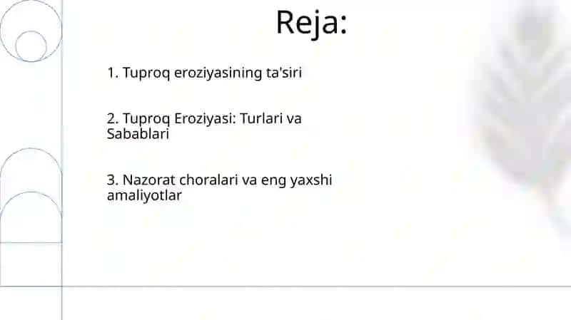 Tuproq eroziyasi va unga qarshi kurashi chora tadbirlari 2