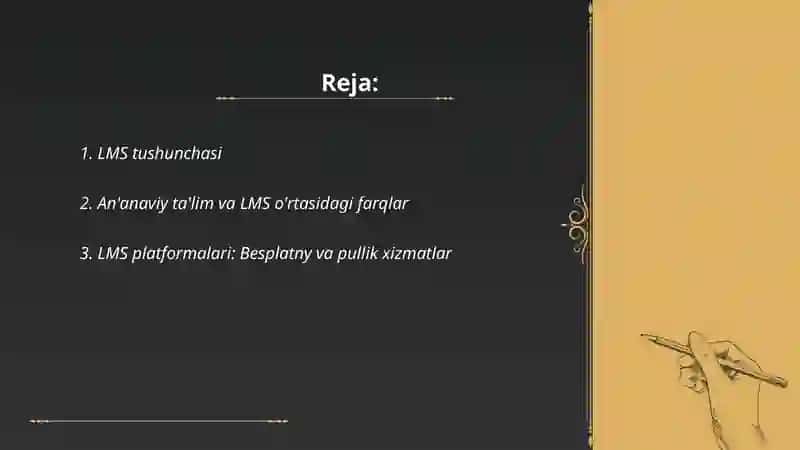 LMS turlari va ularning tasnifi 2